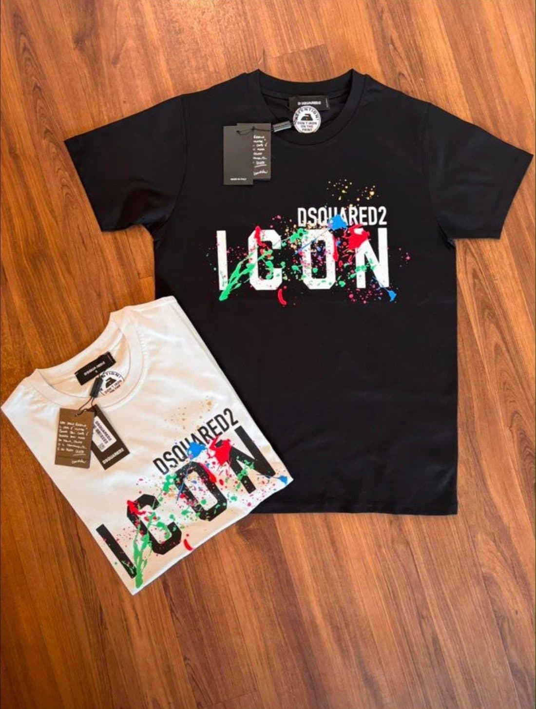 Dsquared2 Icon Tee in White — front