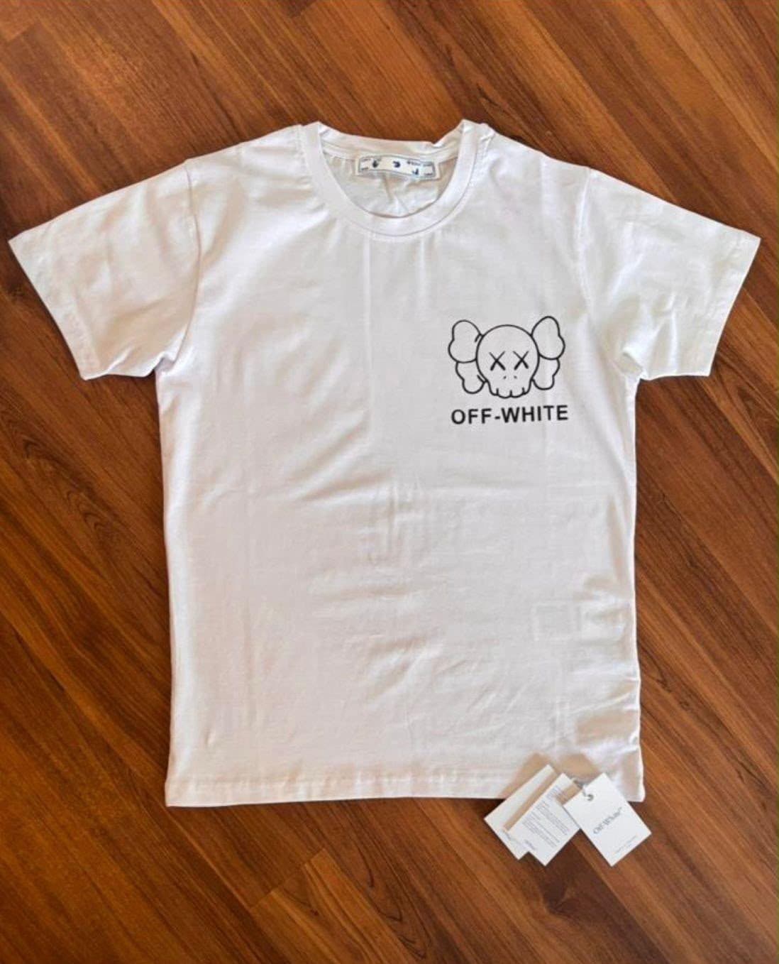 Off-White Skull Icon Tee in White — front