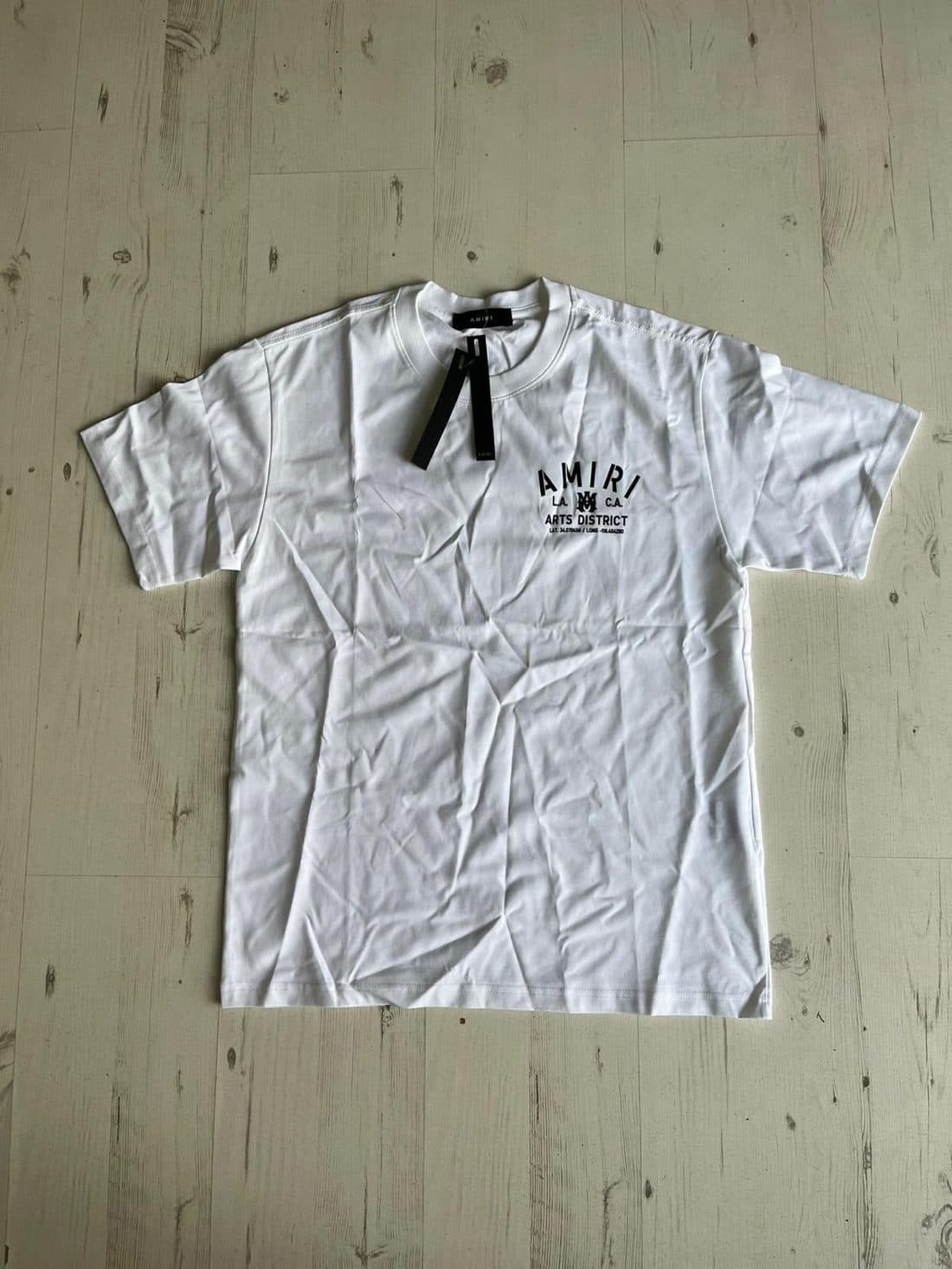 AMIRI Arts District Tee in White — front