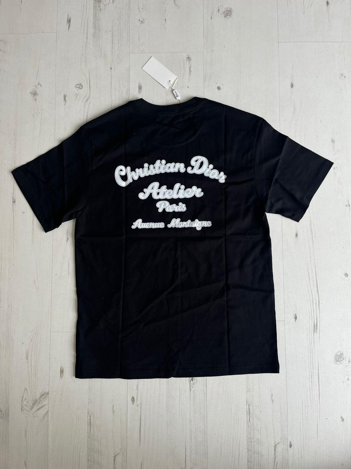 Dior Atelier Paris Tee in Black — back