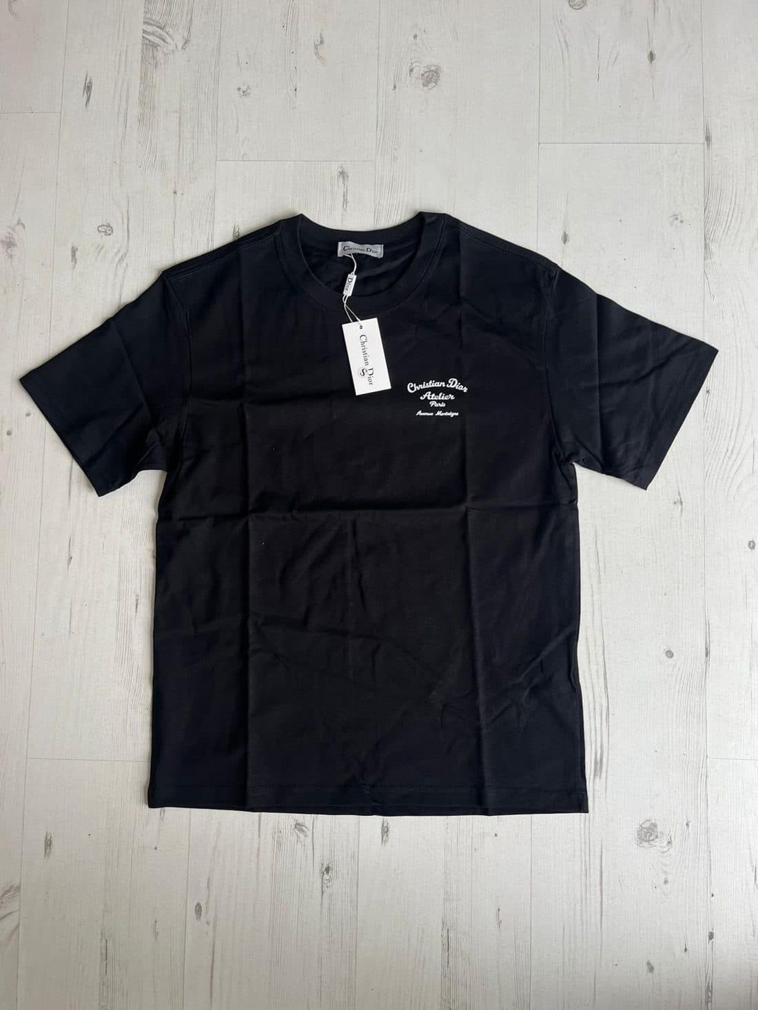 Dior Atelier Paris Tee in Black — front