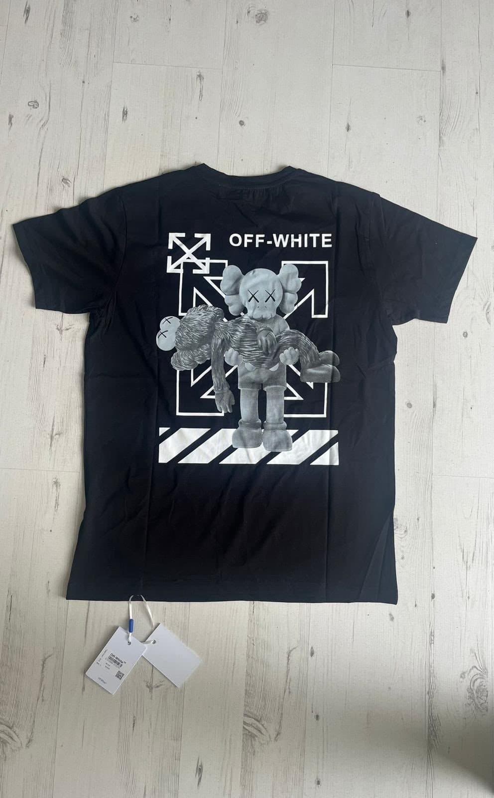 Off-White KAWS Companion Tee in Black / White — front